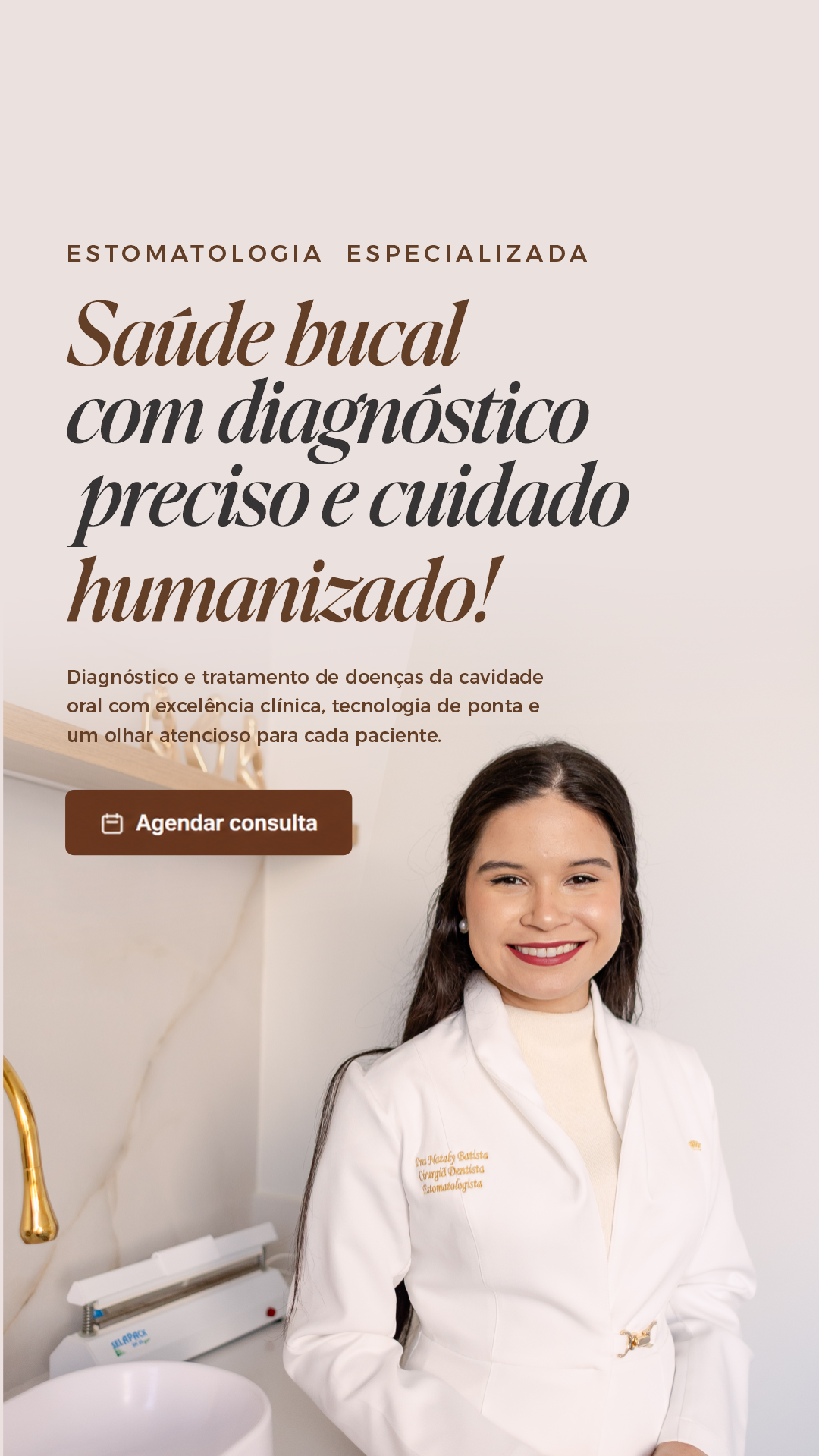 Dra. Nataly Batista - Saúde bucal com diagnóstico preciso e cuidado humanizado