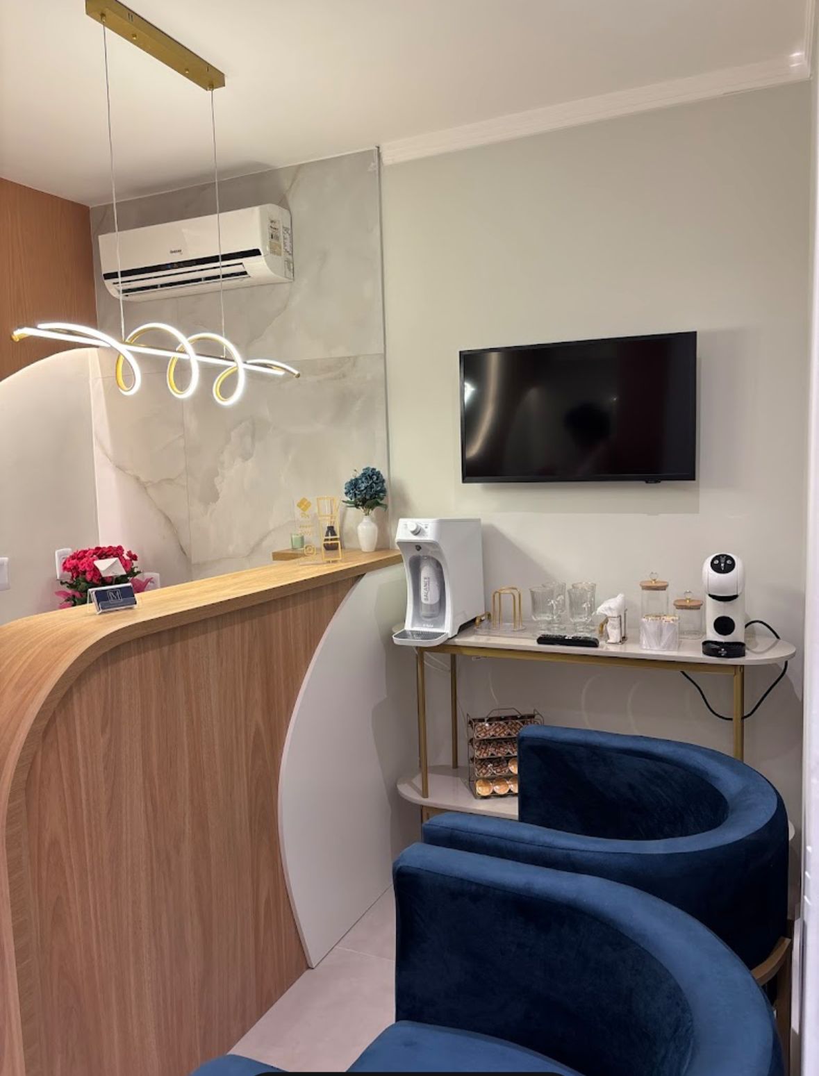 Recepção do consultório